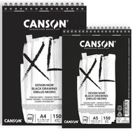 Bloco Papel Canson Xl Dessin Noir 150 g/m²