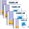 Bloco Canson Montval Aquarela Espiral 300 g/m² 12 Folhas Branco