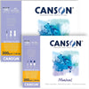 Bloco Canson Montval Aquarela 300 g/m² Jumbo 100 Folhas Branco