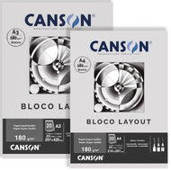 Bloco Canson Linha Técnica Layout 180 g/m² 20 Folhas