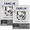 Bloco Canson Linha Técnica Layout 120 g/m² 50 Folhas