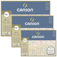 Bloco Aquarelle Canson 300 g/m² Grao Fino 20 Folhas
