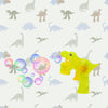 Lança Bolhas de Sabão 45 Ml Dinossauro Verde com Luz + 2 Refis - Make+