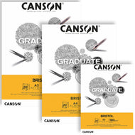 Bloco Canson Graduate Bristol 180 g/m² 20 Folhas