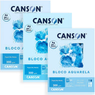 Bloco Aquarela Mix Media Canson Linha Técnica 300 g/m² 12 Folhas
