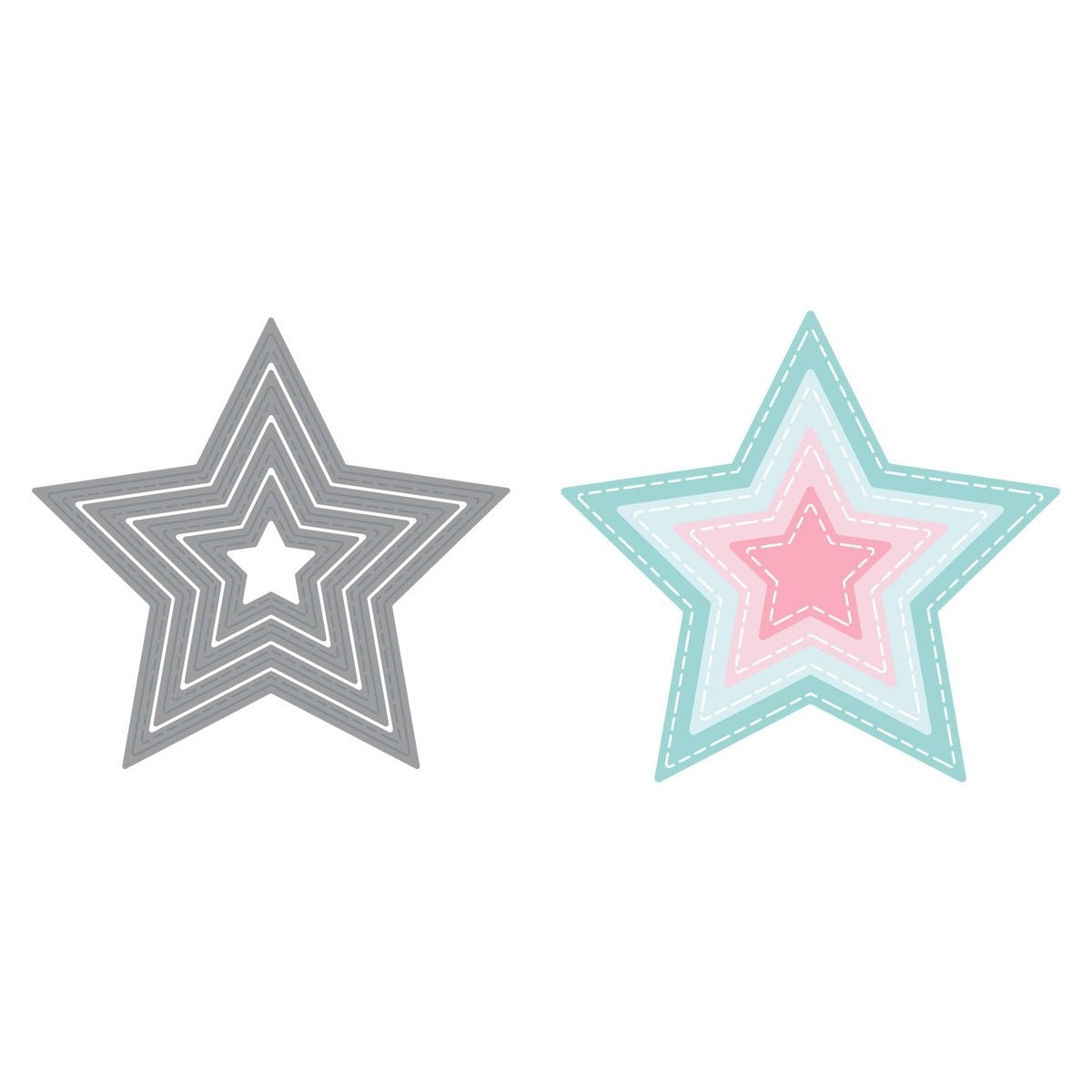 Faca de Corte Estrelas 12x12cm - Sunlit