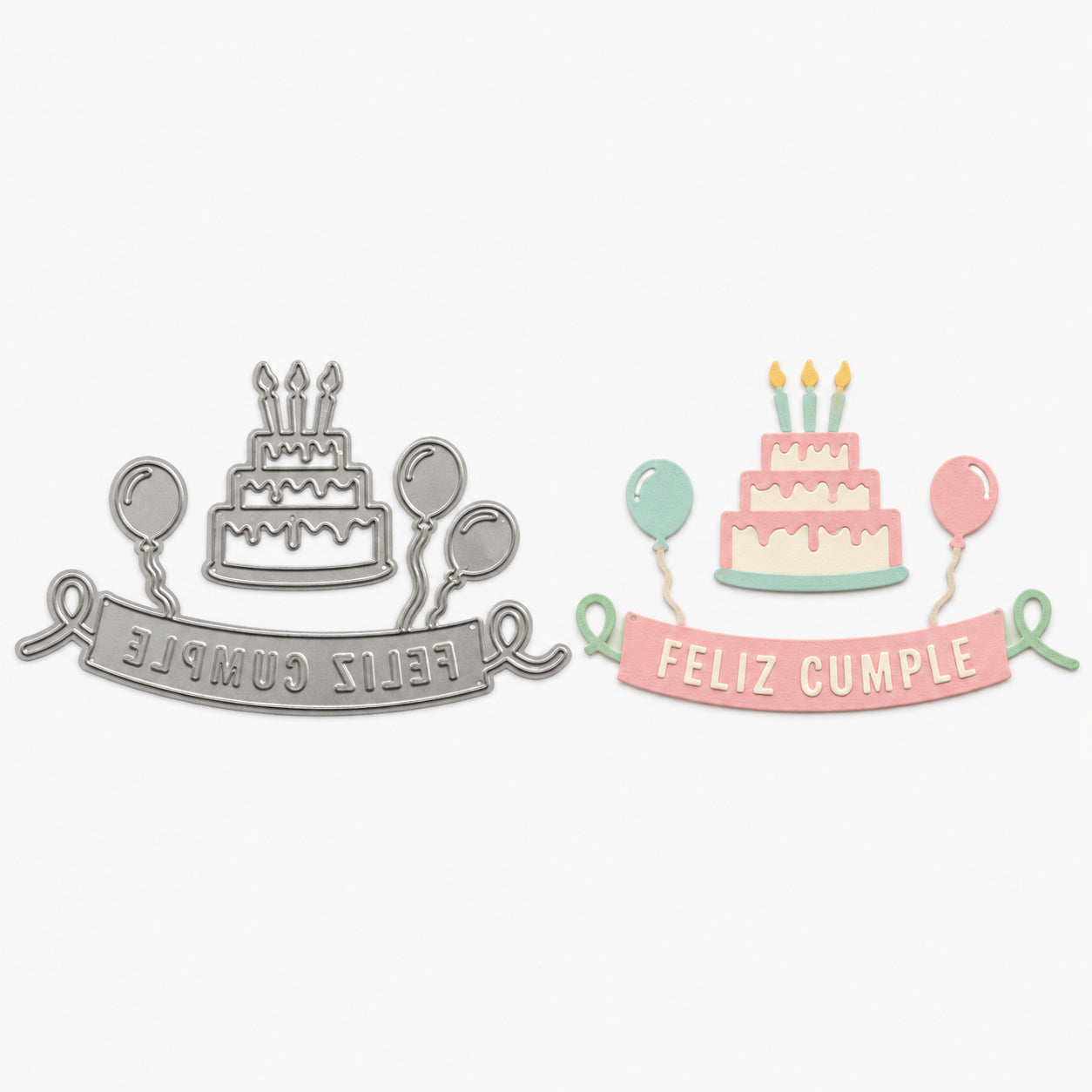 Faca de Corte Feliz Aniversario 10.1X5.9Cm - Sunlit