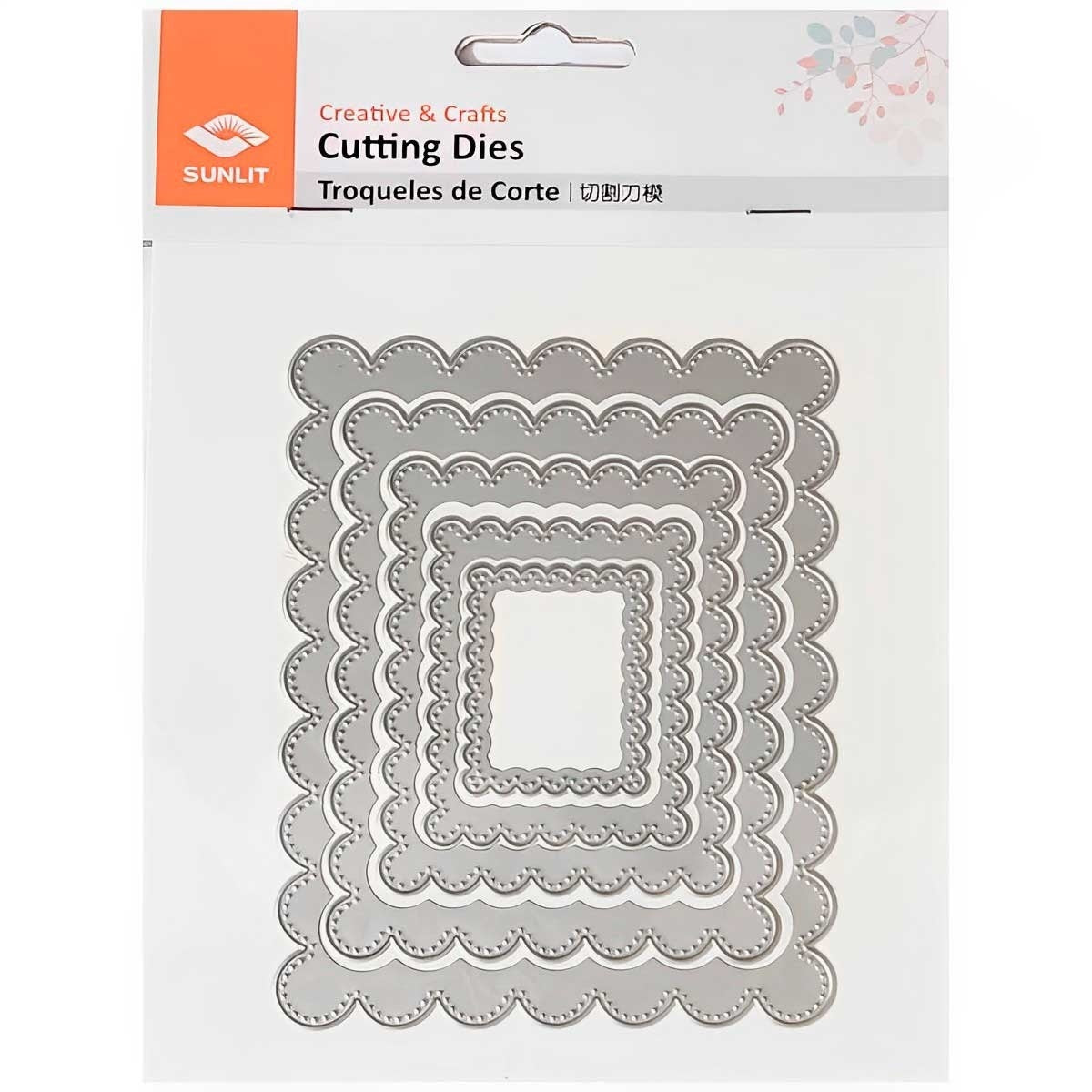 Faca de Corte Moldura Retangular Escalope 10.7X13.7Cm - Sunlit