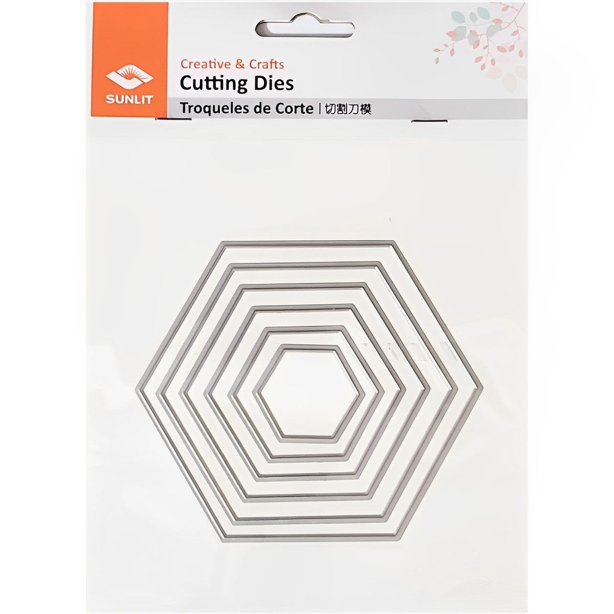 Faca de Corte Moldura Hexagonal 11.27X11.25Cm - Sunlit