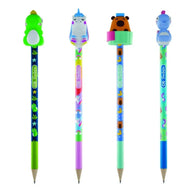 Lapis de Grafite Fantasia Animais Hb com Borracha - Sortidas - Cis