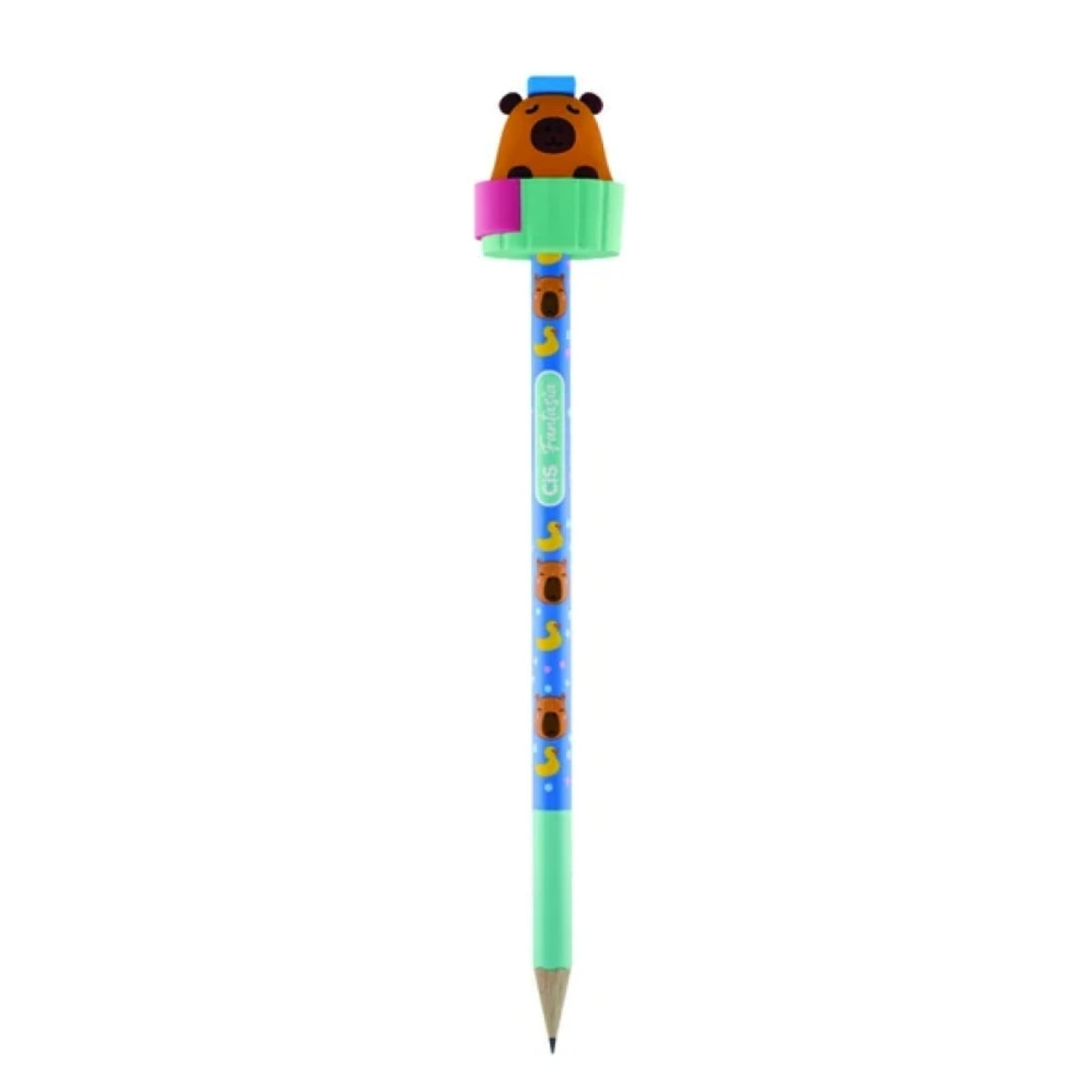 Lapis de Grafite Fantasia Animais Hb com Borracha - Sortidas - Cis