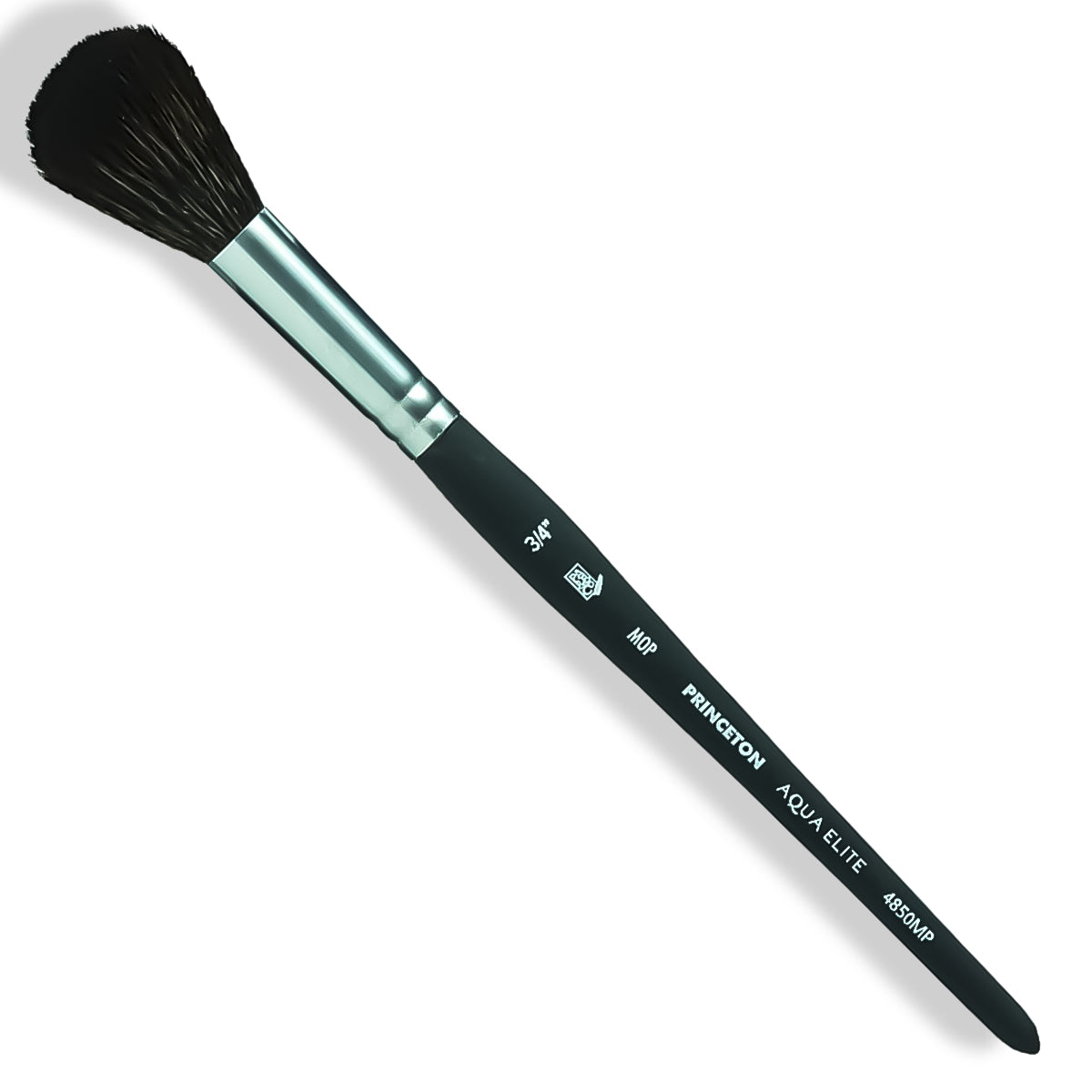 Pincel Profissional Princeton Aquarela Curvo Sintetico Kolinsky Cabo Curto 3/4