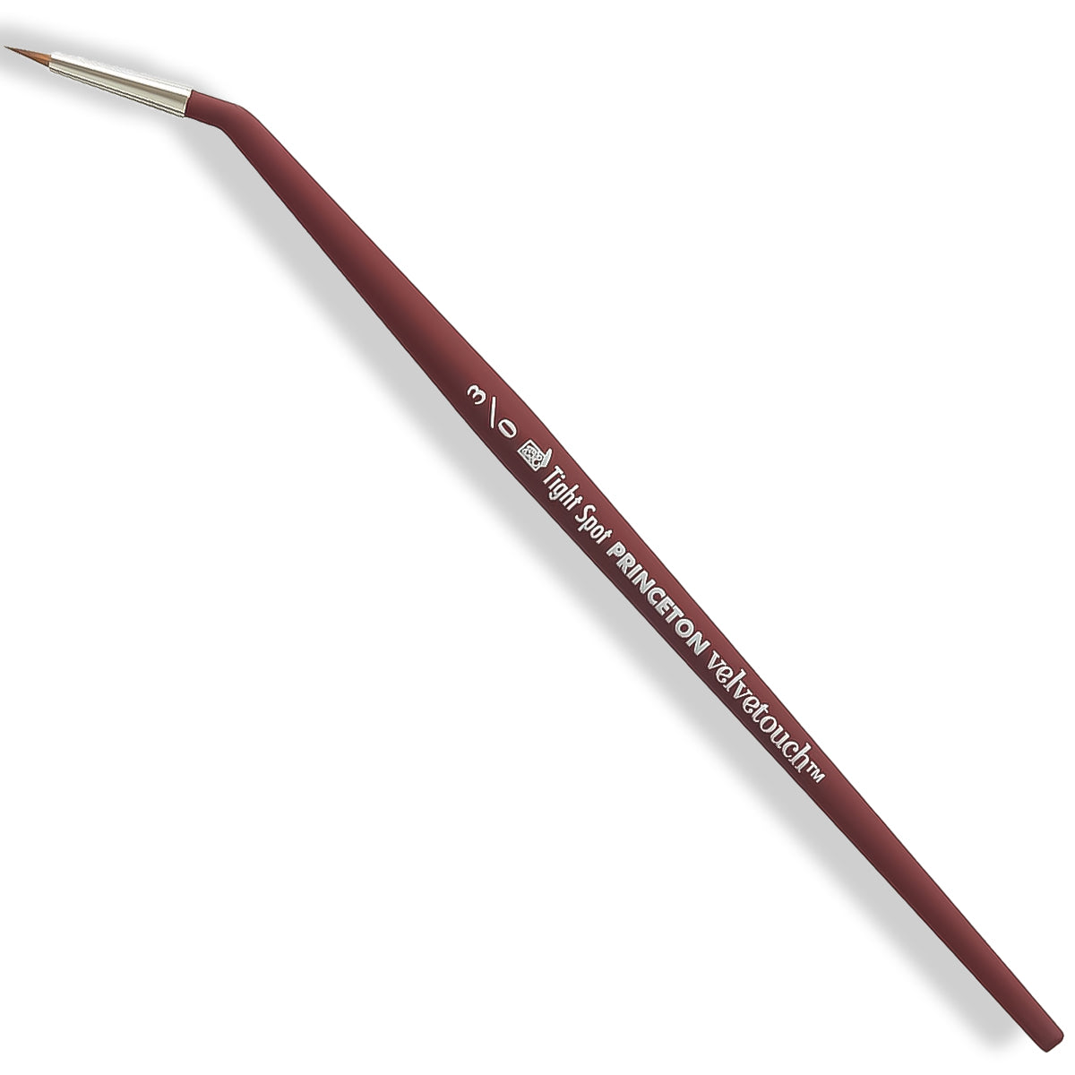 Pincel Princeton Velvetouch Plotter Extra Curto Curvo Sintetico Mini 3/0