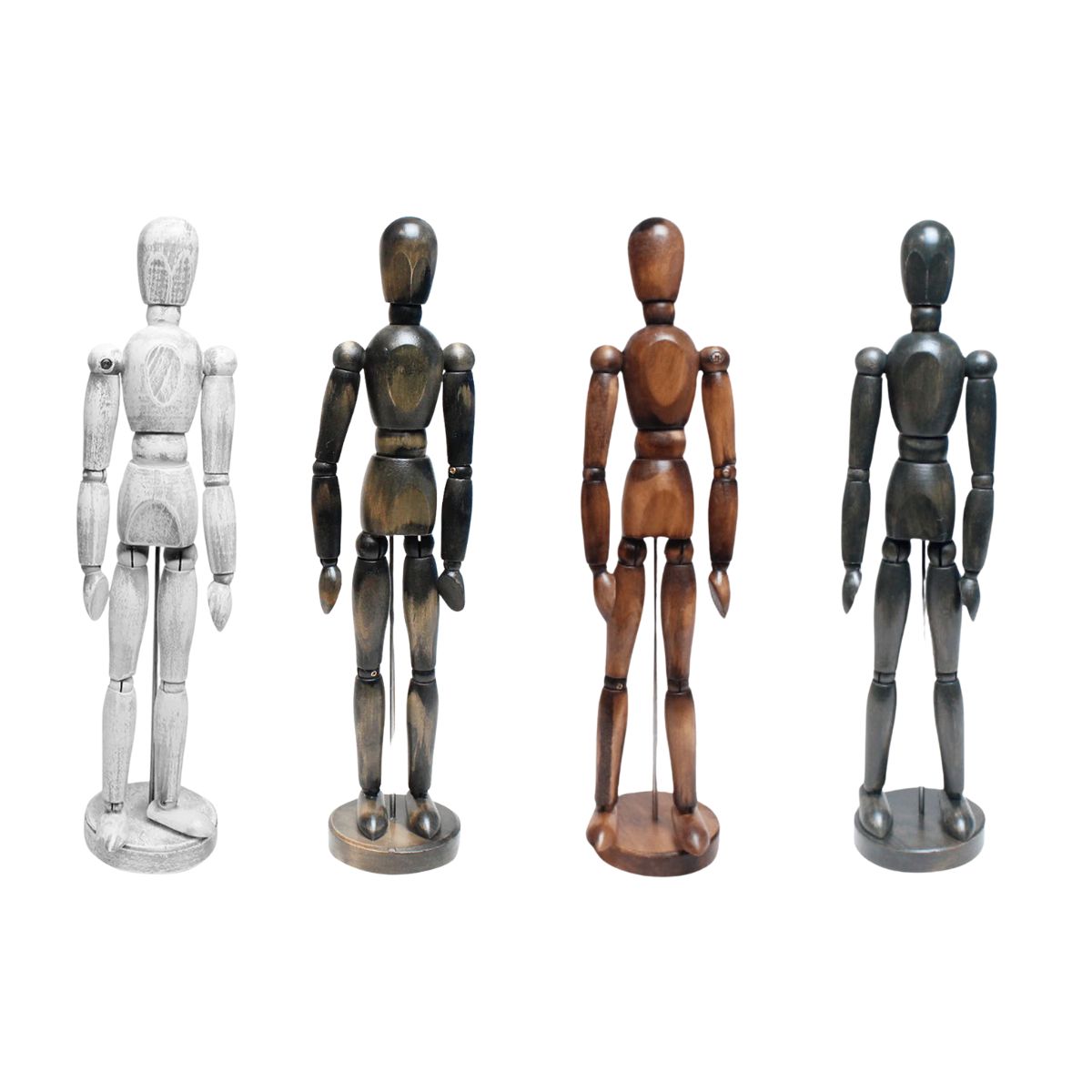 Manequim Articulado Sinoart Madeira Vintage 30cm - SFM018-AC