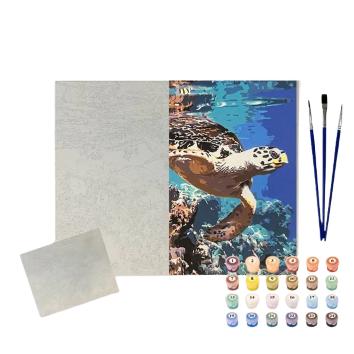 216934-kit-tela-pintura-numerada-40x50cm---tartaruga-marinha-431736