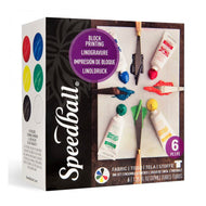 Kit de Tinta para Xilogravura em Tecido Speedball com 6 Cores