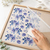 Transfer de Imagem Big Ramo de Flores 19,5x29,5cm para Artesanato e Decoração Tib-067 - Litoarte