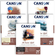 Bloco Canson Mi-teintes Velvet 430g 24x32cm 12 Folhas