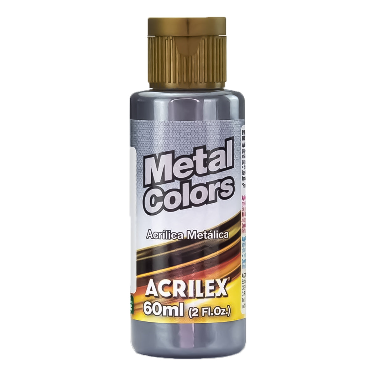 Tinta Acrilica Acrilex Metal Colors 60ml