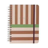 Planner Permanente Wire-o Cicero A5 14,8x21cm Semanal com Notas Mocha Pistache 100 Folhas