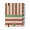 Planner Permanente Wire-o Cicero A5 14,8x21cm Semanal com Notas Mocha Pistache 100 Folhas 