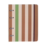 Caderno Criativo Argolado Cicero Office Duo A5 80 Folhas Pautado e Pontado - Mocha Pistache