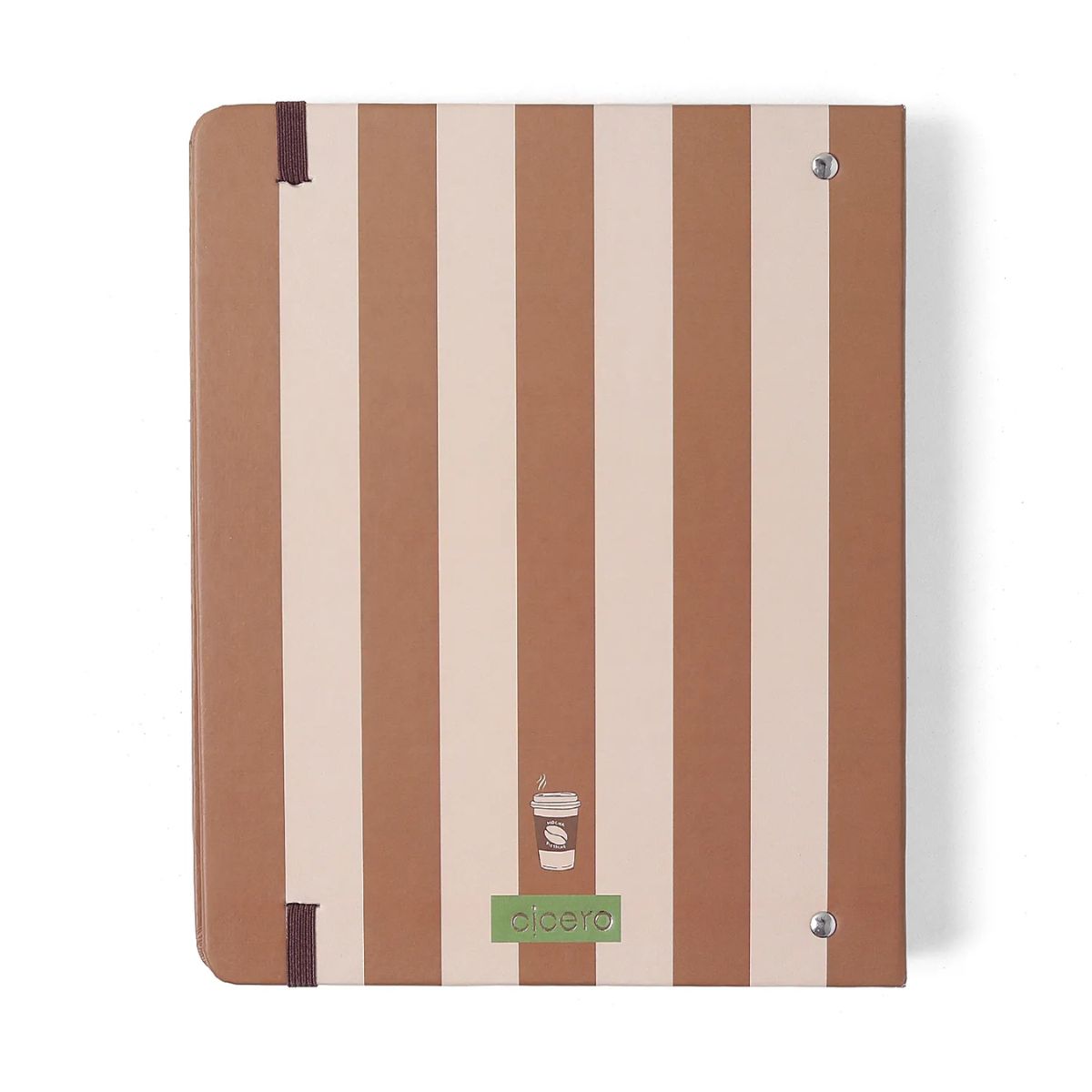 Caderno Criativo Argolado Cicero Office Duo A5 80 Folhas Pautado e Pontado - Mocha Pistache