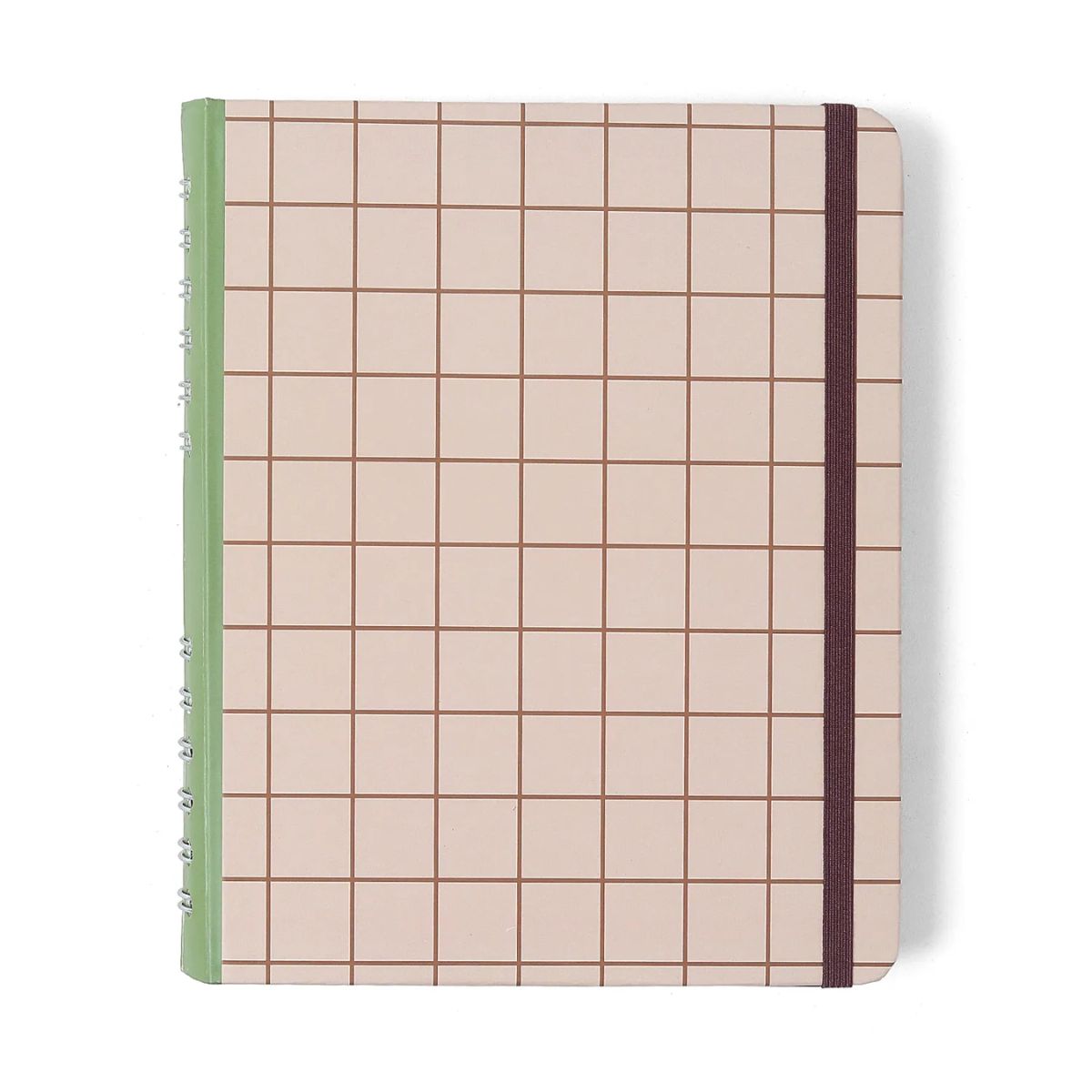 Caderno Organizador Wire-o Cicero A5 14,8x21cm 80 Folhas Mocha Pistache Pautado e Pontado