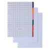 Caderno Organizador Wire-o Cicero 17x24cm 90 Folhas Cisne Floral Off White Pautado e Pontado