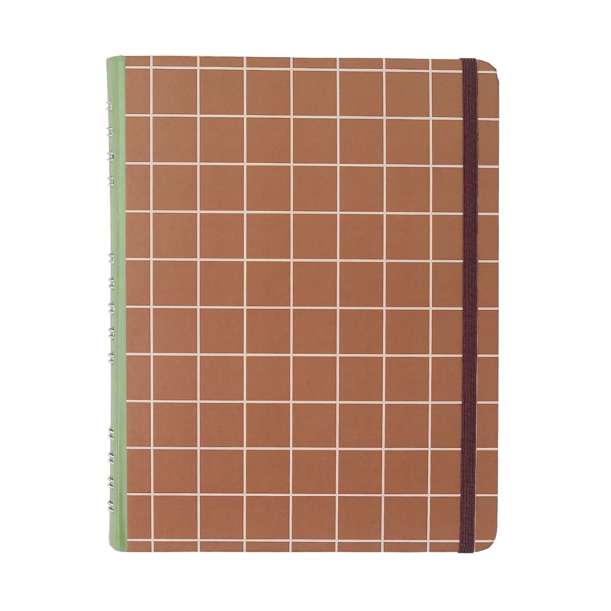Caderno Organizador Wire-o Cicero 17x24cm 90 Folhas Mocha Pistache Chocolate Pautado e Pontado