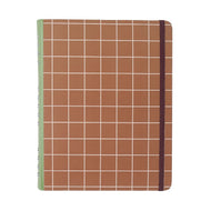 Caderno Organizador Wire-o Cicero 17x24cm 90 Folhas Mocha Pistache Chocolate Pautado e Pontado