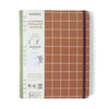 Caderno Organizador Wire-o Cicero 17x24cm 90 Folhas Mocha Pistache Chocolate Pautado e Pontado