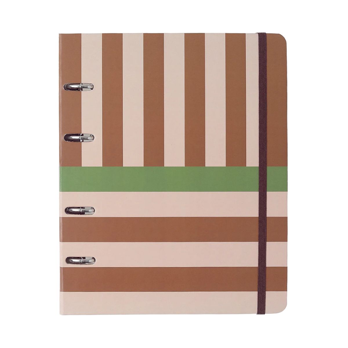 Caderno Criativo Argolado Cicero 17x24cm 100 Folhas Pautado - Mocha Pistache Curto
