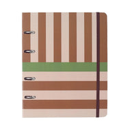 Caderno Criativo Argolado Cicero 17x24cm 100 Folhas Pautado - Mocha Pistache Curto