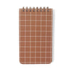 Bloco Wire-o Cicero 12x20cm 80 Folhas Pautado - Mocha Pistache Chocolate