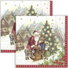 Guardanapo para Decoupage Ihr 33x33 Mercado de Natal de Brinquedos C/ 20 Unidade