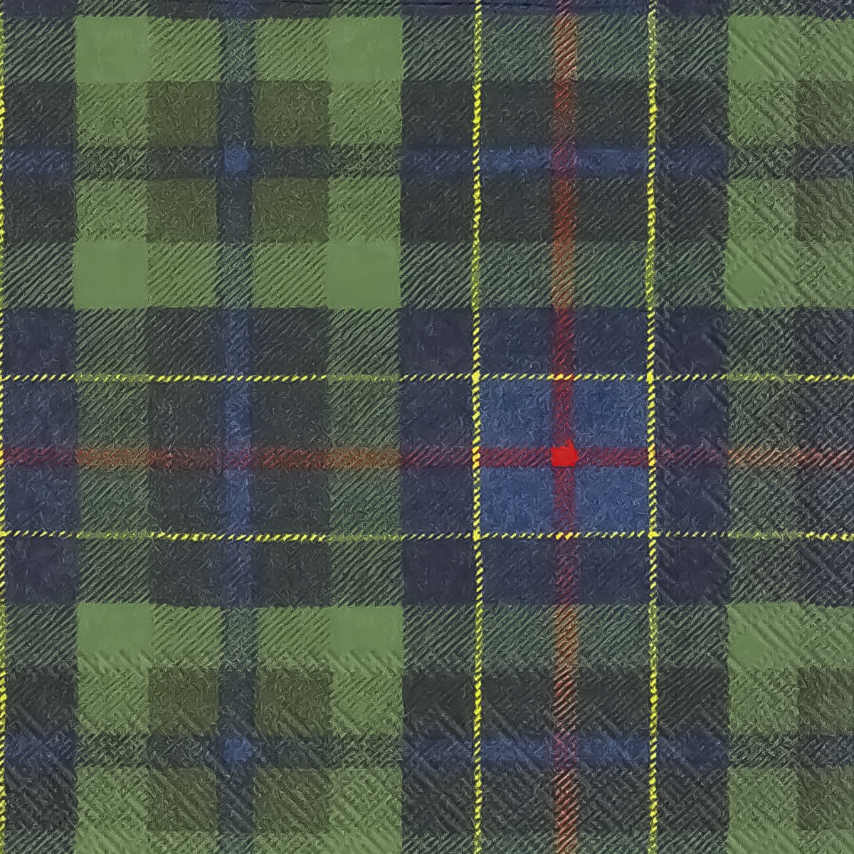 Guardanapo para Decoupage Ihr 33x33cm com 2 Unidades - Verde Xadrez