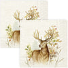 Guardanapo para Decoupage Ihr 33x33cm com 2 Unidades - Cervo na Floresta
