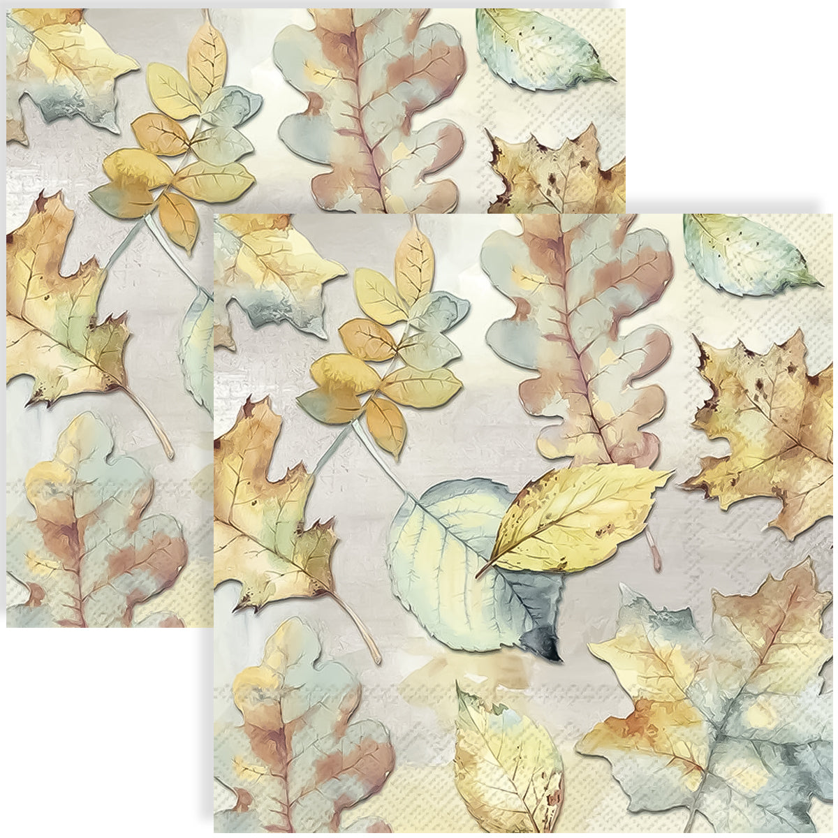 Guardanapo para Decoupage Ihr 33x33cm com 2 Unidades - Folhas
