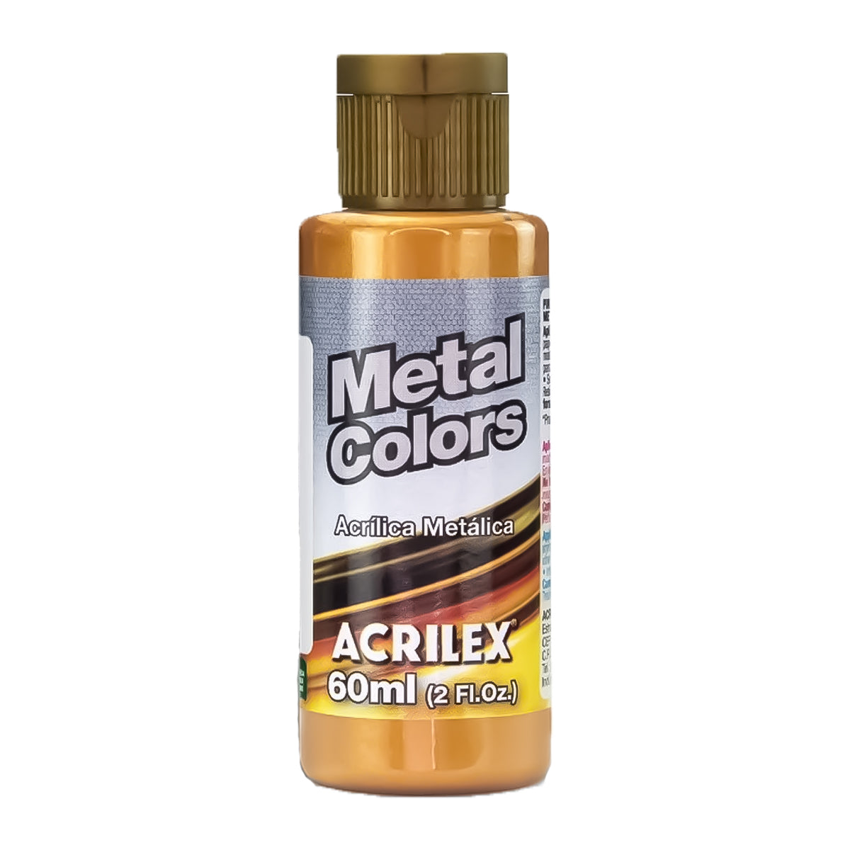 Tinta Acrilica Acrilex Metal Colors 60ml