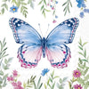 Guardanapo para Decoupage Ihr 33x33 Borboleta Azul e Rosa C/ 20 Unidade