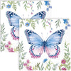 Guardanapo para Decoupage Ihr 33x33cm com 2 Unidades - Borboleta Azul e Rosa