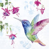Guardanapo para Decoupage Ihr 33x33 Beijar-flor Azul Claro C/ 20 Unidade