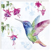 Guardanapo para Decoupage Ihr 33x33 Beijar-flor Azul Claro C/ 20 Unidade