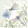 Guardanapo para Decoupage Ihr 33x33 Libelula e Flor C/ 20 Unidade