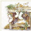 Guardanapo para Decoupage Ihr 33x33 Lareira de Natal Aconchegante C/ 20 Unidade