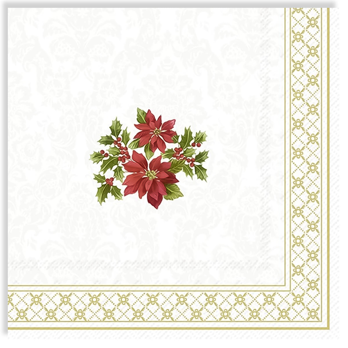 Guardanapo para Decoupage Ihr 33x33cm com 2 Unidades - Clássico de Natal