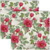 Guardanapo para Decoupage Ihr 33x33cm com 2 Unidades - Flores Rosa Natal
