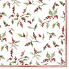 Guardanapo para Decoupage Ihr 33x33 Folhas e Frutas de Natal C/ 20 Unidade