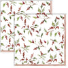 Guardanapo para Decoupage Ihr 33x33cm com 2 Unidades - Frutas de Natal